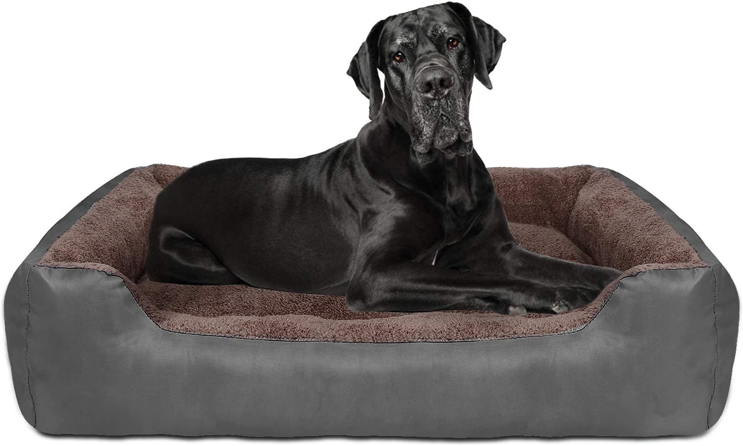 Beds & Furniture Dog Bed Machine Washable Rectangle Breathable Soft Cotton with Nonskid Bottom Extra Large Pet Bed for Medium and Large Dogs or Multiple
