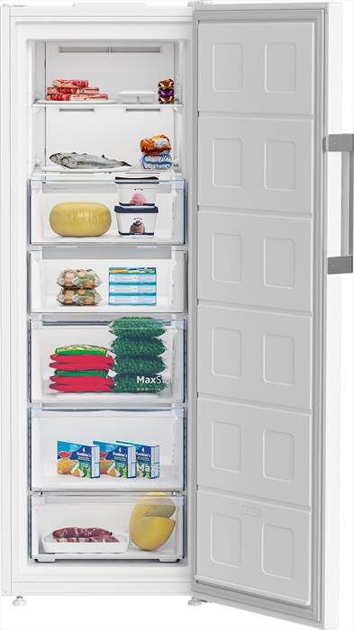 BEKO - Congelatore verticale B3RFNE294W Classe E 260 lt-Bianco