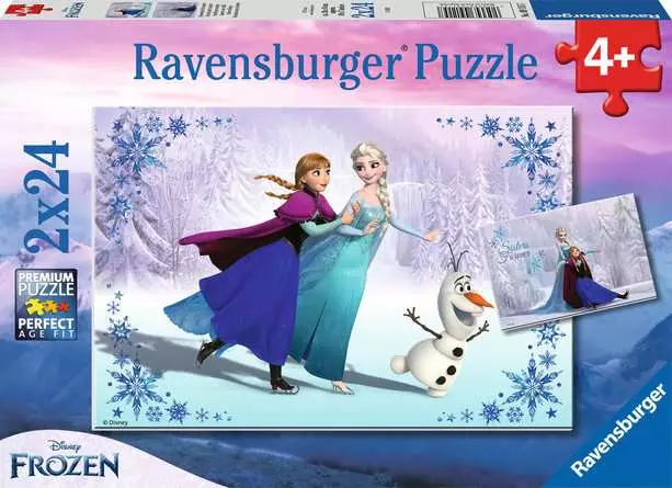 Children’s Jigsaw Puzzle Sisters Always - 2x24 Pieces Puzzle
