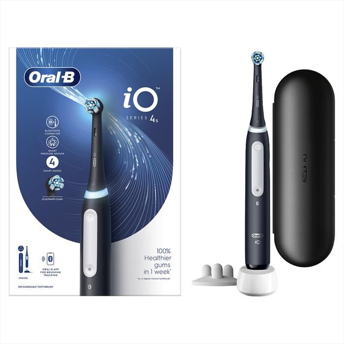 ORAL-B - Spazzolino Elettrico Ricaricabile IO 4S-Nero