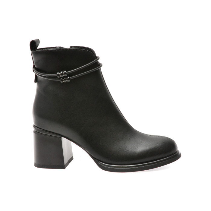 Botine FLAVIA PASSINI negre, DX01302, din piele naturala