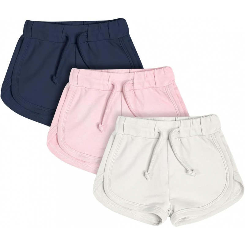 VAELIRAEL Baby Boys Girls 3 Pack Athletic Shorts