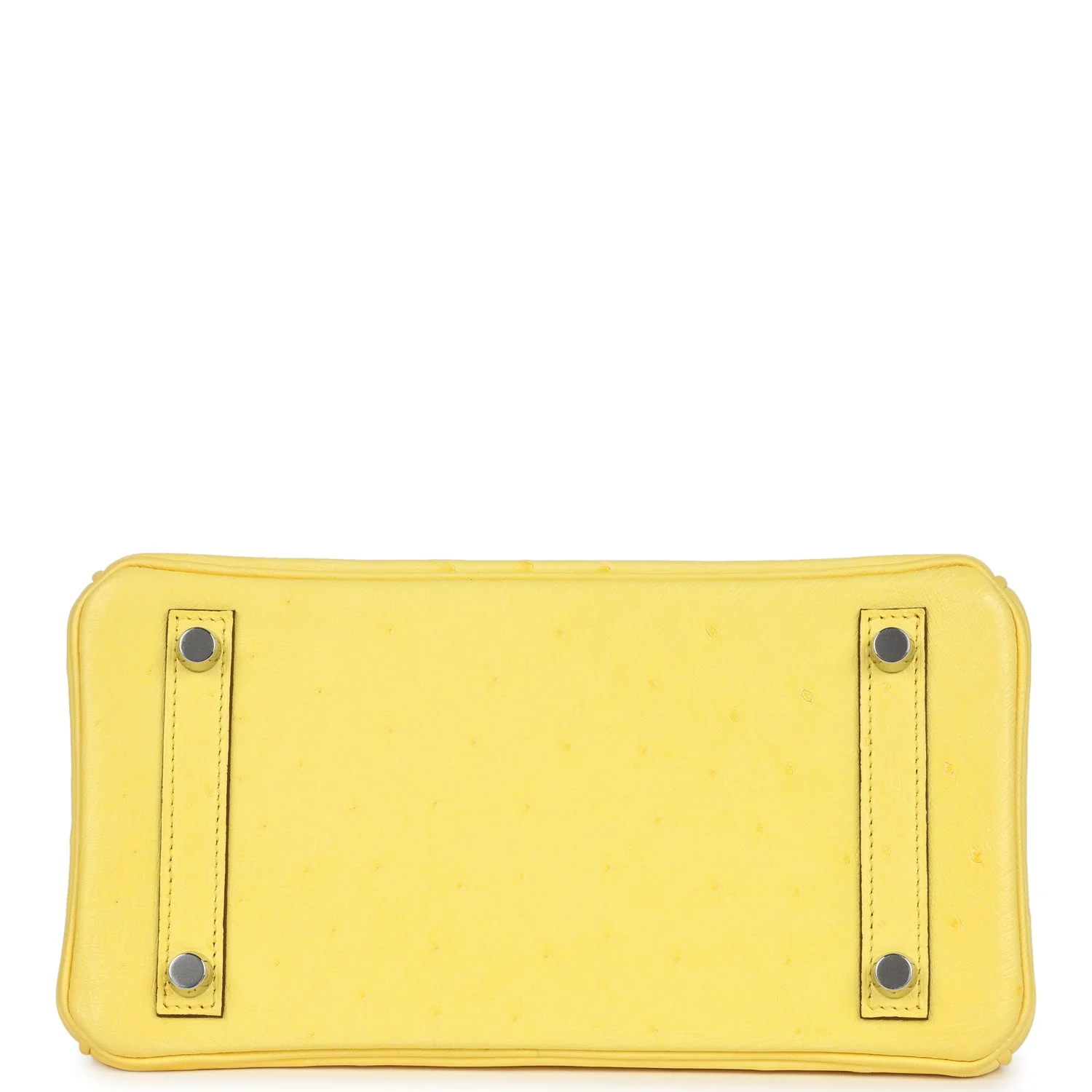 Hermes Birkin 25 Jaune Citron Ostrich Palladium Hardware