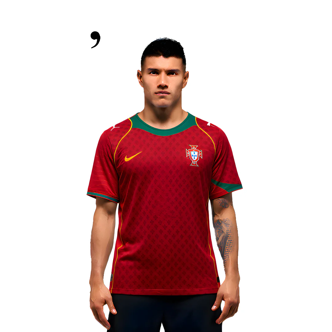 Portugal 2004 I Home Jersey - Retro Version