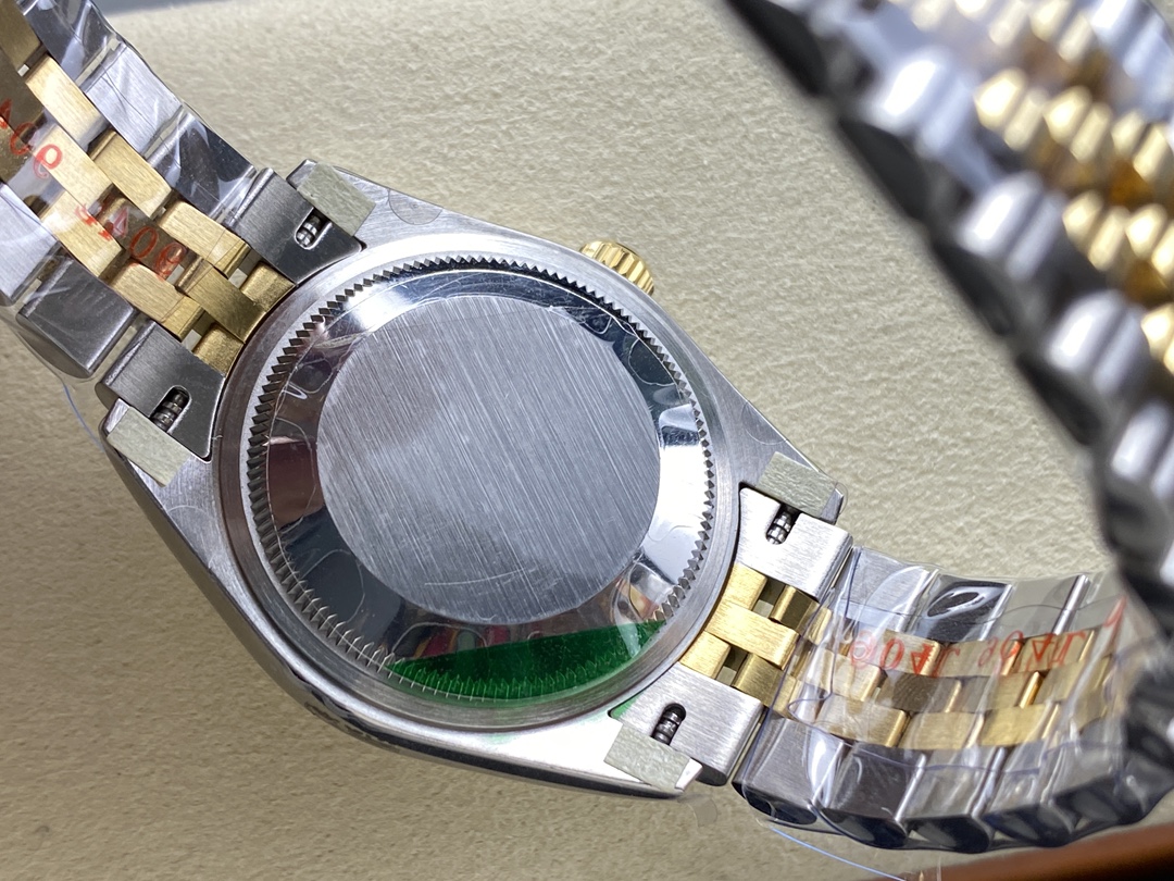 Rolex Datejust 31mm Stainless Steel and Yellow Gold 278273 0016 Green VI Roman Jubilee