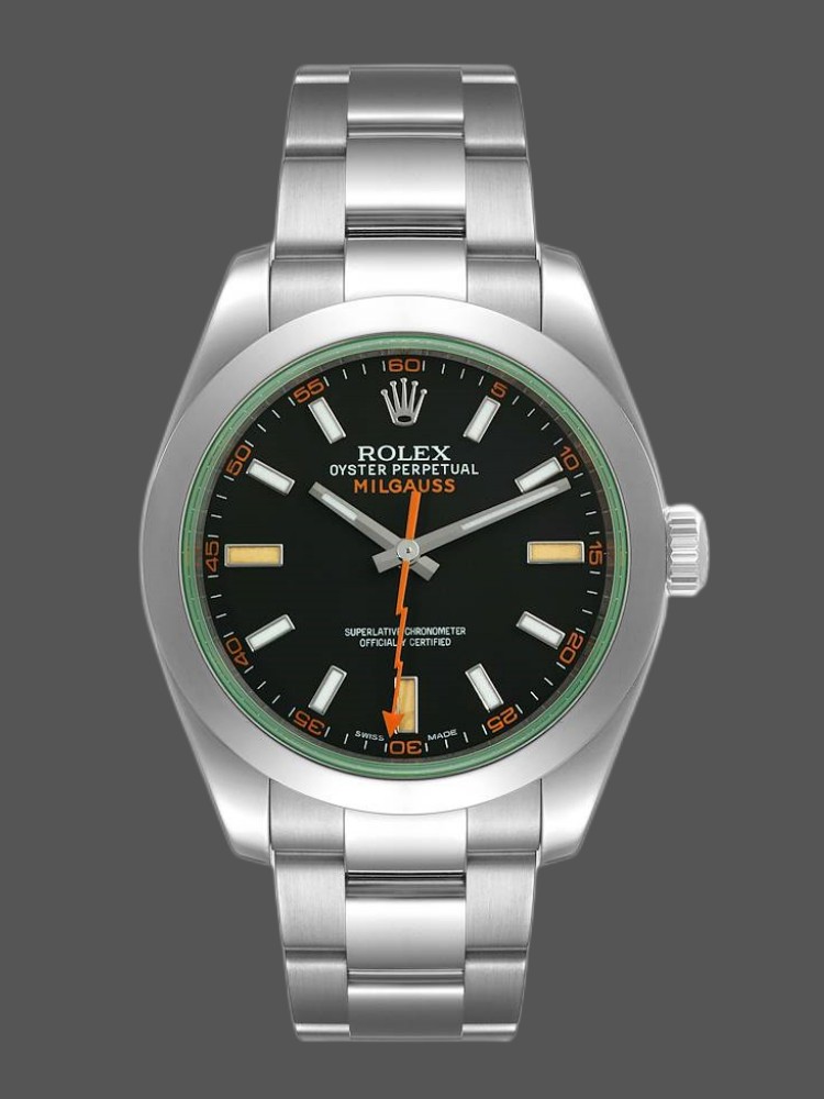 Rolex MILGAUSS Oyster, 40 mm, Oystersteel M116400GV