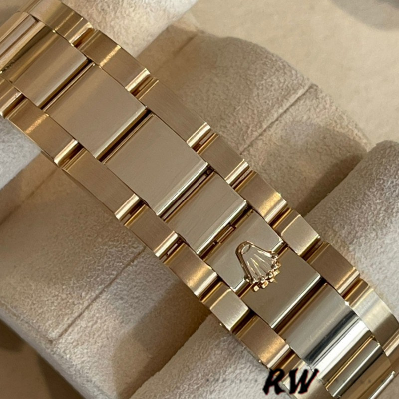 Rolex Day-Date 118388 Yellow Gold Bull's Eye Brown Dial 36mm Unisex Replica Watch