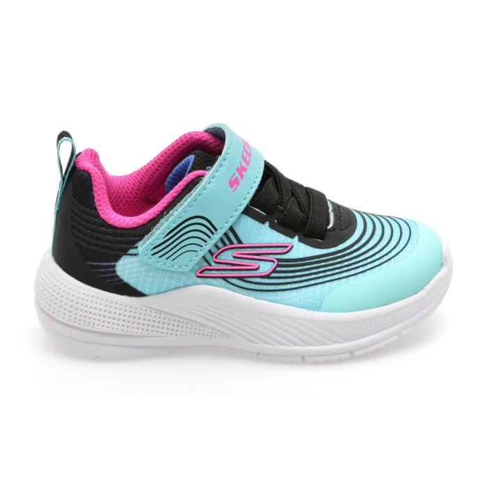 Pantofi sport SKECHERS albastri, MICROSPEC ADVANCE, din material textil