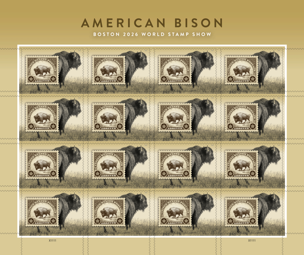 American Bison Stamps 2026