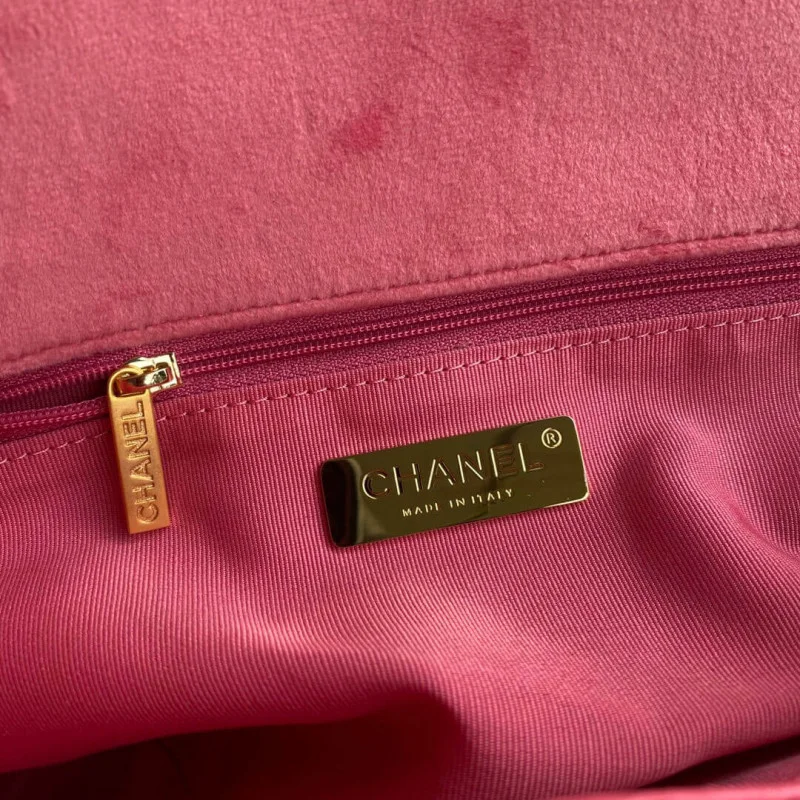 Chanel 19 Large Velvet Flap Bag As1161
