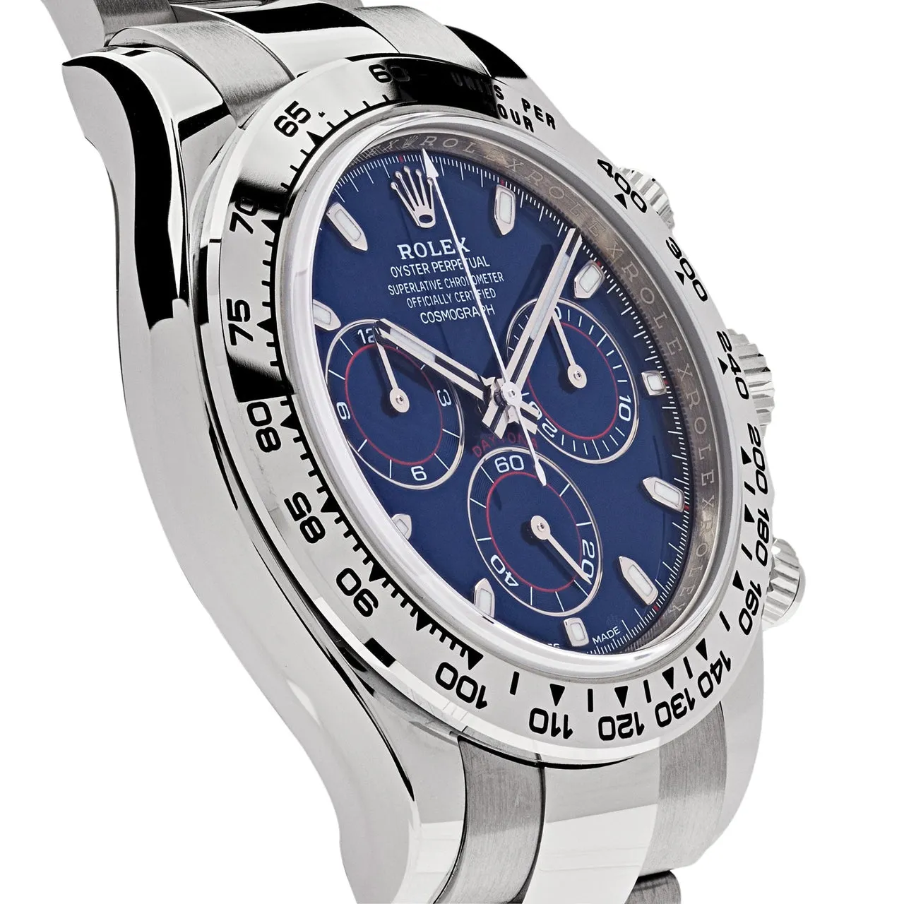 Rolex Daytona 116509 White Gold Blue Dial