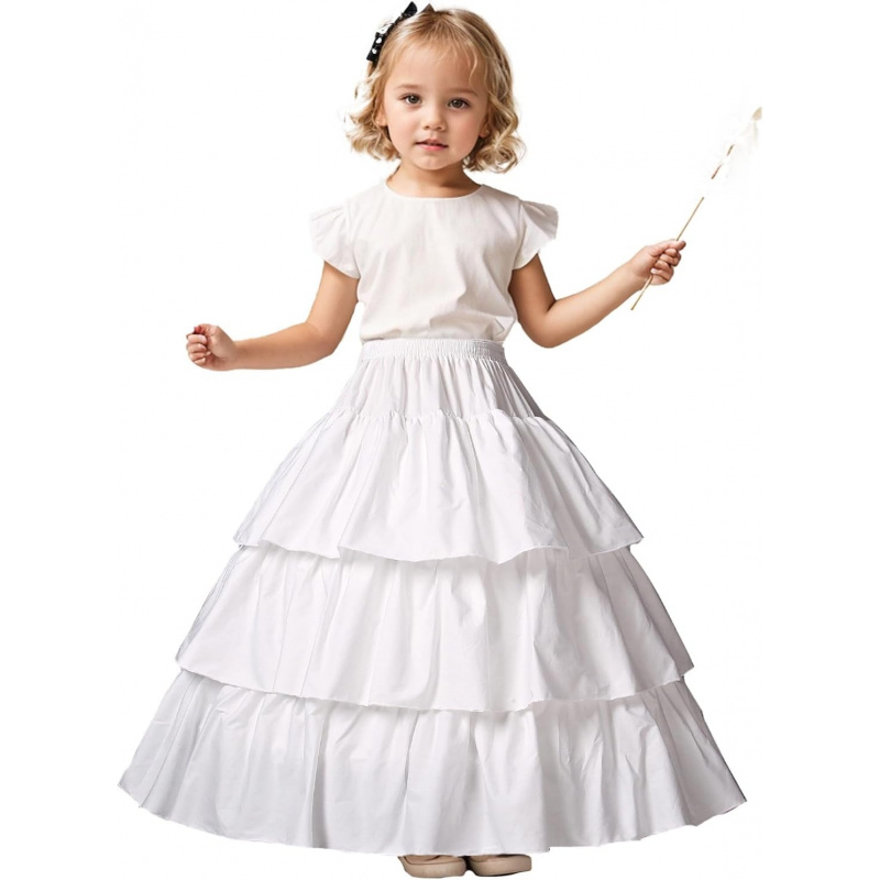 Girls Petticoat 100% Cotton Crinoline Underskirt