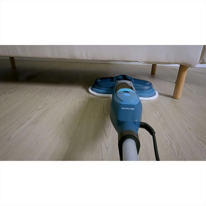 ARIETE - Scopa a vapore con panni 4178 DUAL STEAM SCRUB-Blu