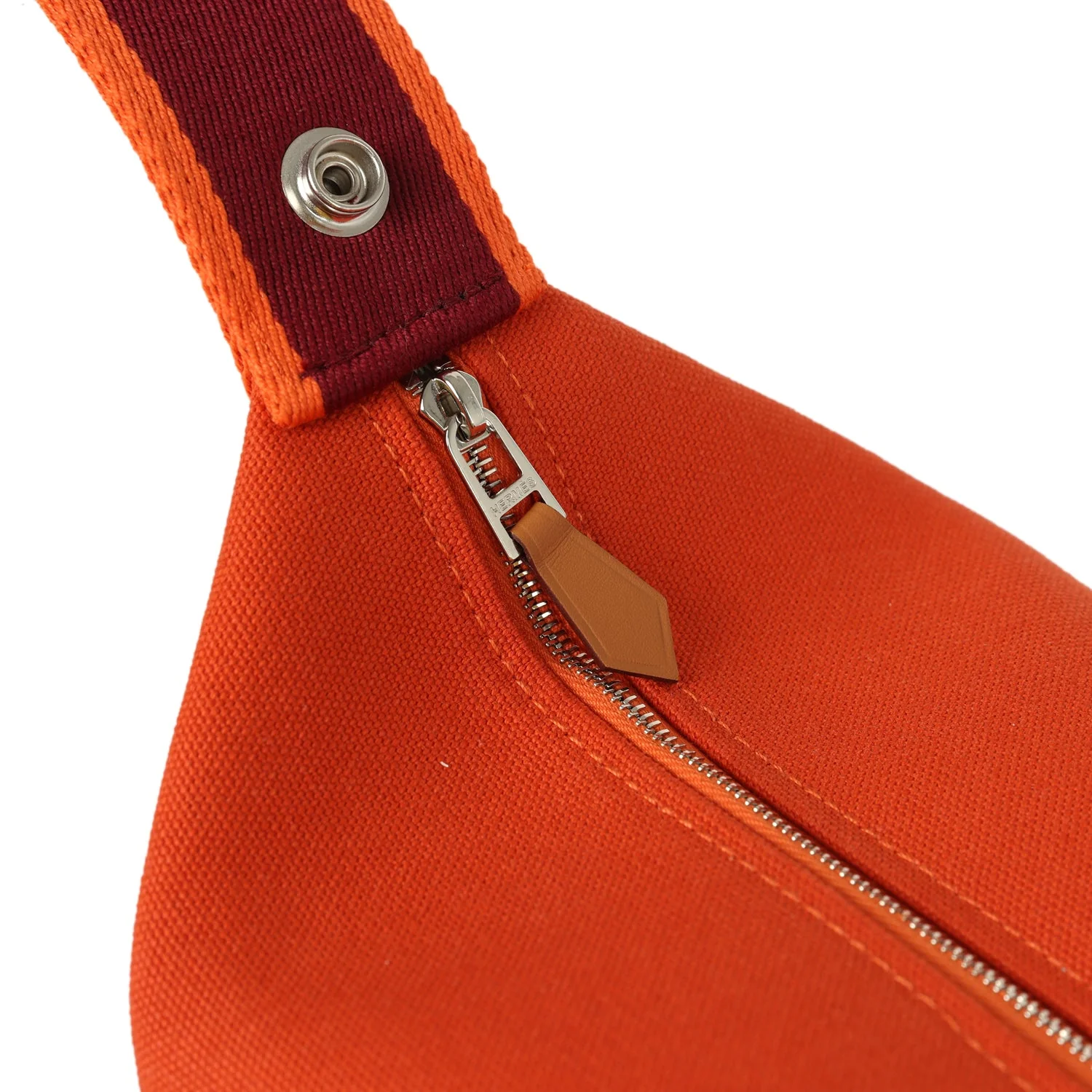 Hermes Bride A Brac GM Feu Canvas Palladium Hardware