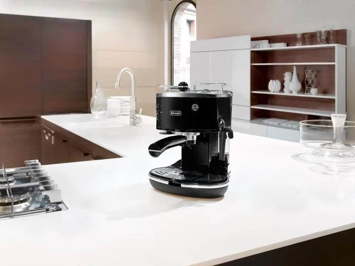 DE LONGHI - ICONA VINTAGE ECO 311.BK MACCHINA DA CAFFÈ MANUALE-Nero