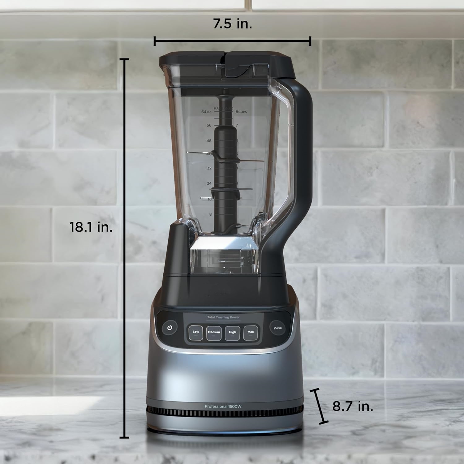 Clearance Sale💥Buy one get one free💥UltraCrush Professional Kitchen System | 1500W, 72oz Full-Size Blender