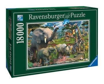 At the Waterhole 18000 Piece Puzzle