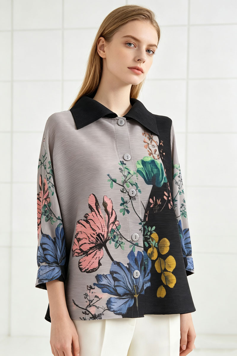 All-match spring and autumn jacket large yard shirt