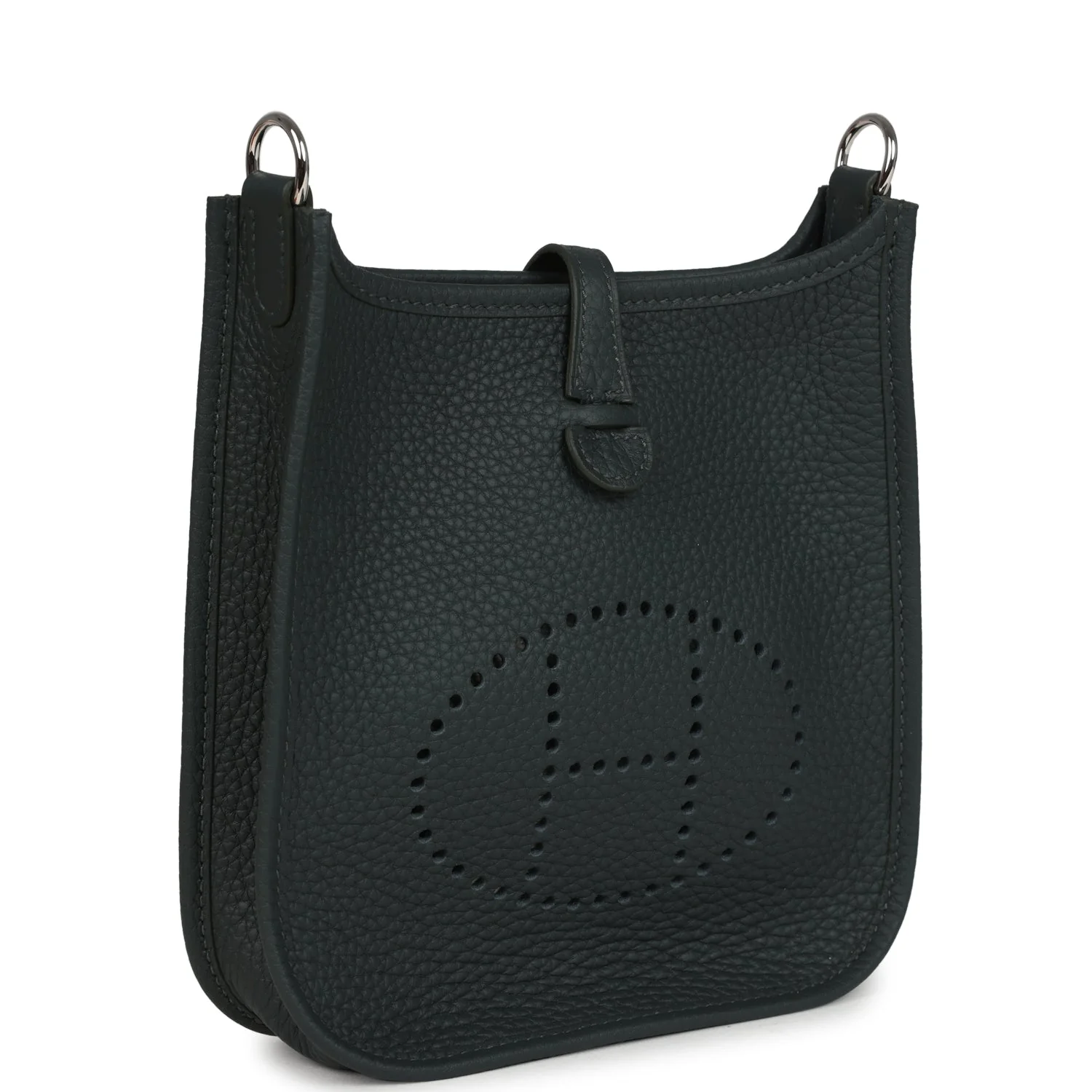 Hermes Evelyne TPM Vert Mangrove Clemence Palladium Hardware