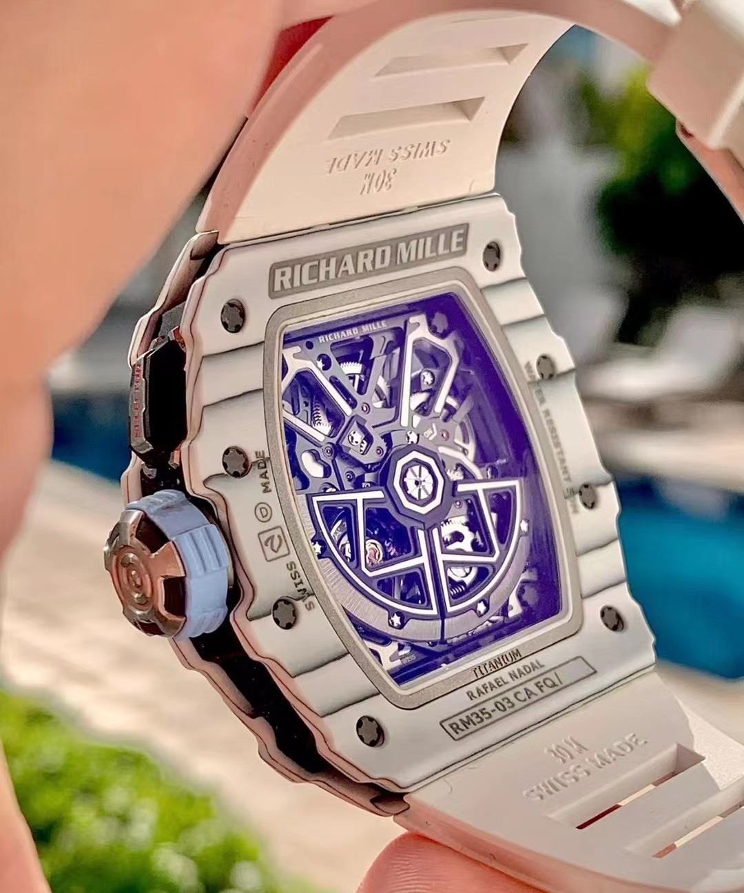 Richard Mille RM 35-03 Rafa Nadal White Carbon Quartz TPT