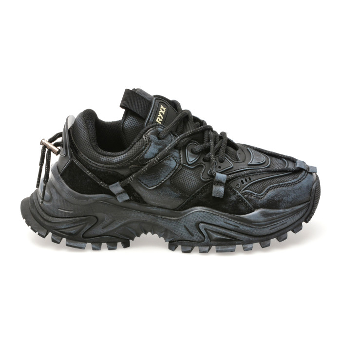 Pantofi sport GRYXX negri, 82679, din piele ecologica