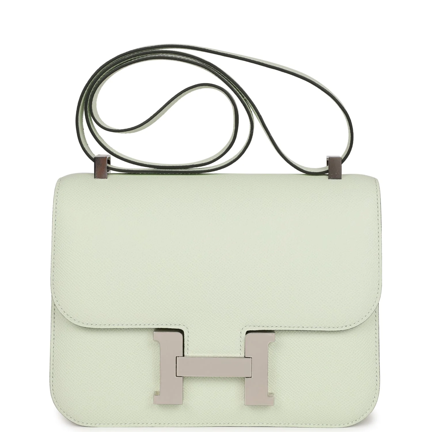 Hermes Constance 1-24 Vert Fizz Epsom Palladium Hardware