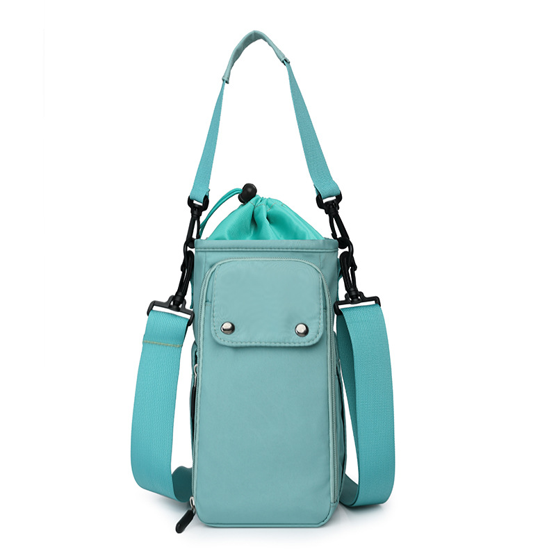 Simple colorful crossbody bag for women, lightweight travel bag, trendy nylon shoulder bag, phone case.