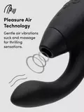 Womanizer Duo 2 Rechargeable Silicone G-Spot and Clitoral Stimulator