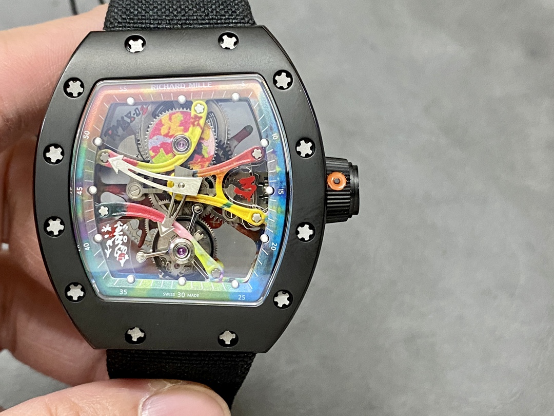 Richard Mille RM 68-01 Tourbillon Cyril Kongo Carbon Fiber Black