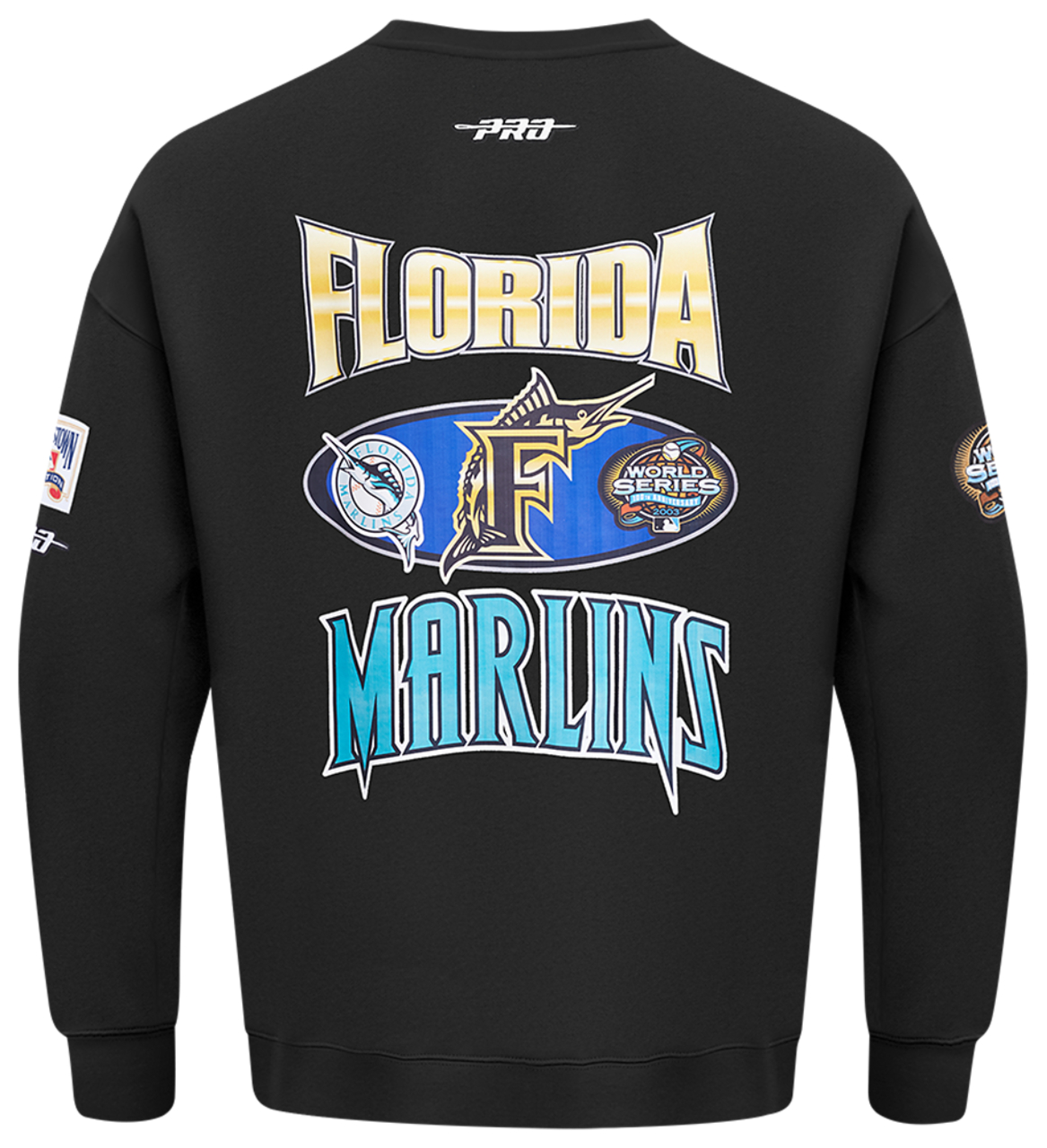 Pro Standard Marlins Champs Drop Shoulder Crew