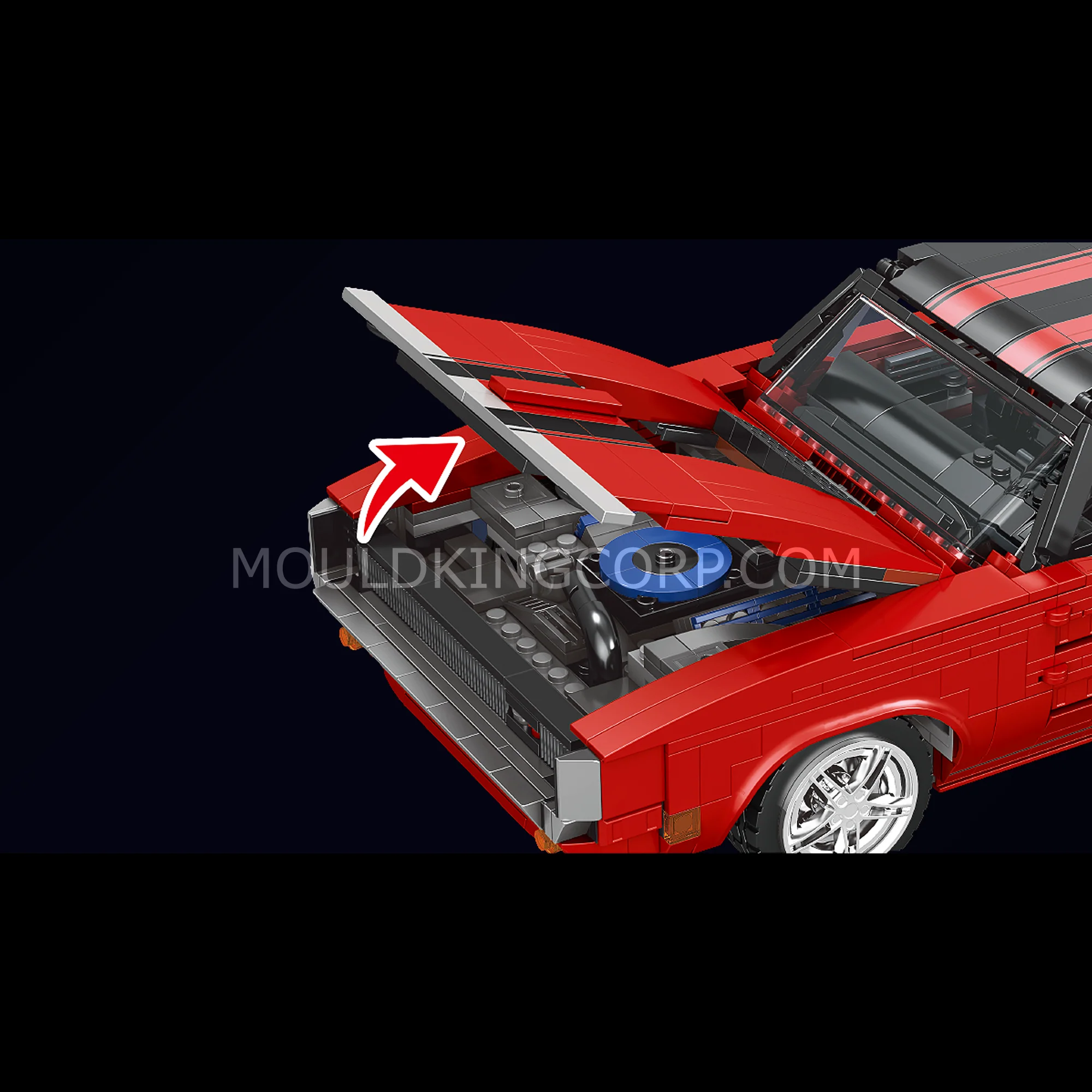 Mould King 10112 Charger Car Model Building Set | 1,869 Pcs