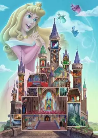 Jigsaw Puzzle Disney Castle Collection: Aurora - 1000 Pieces Puzzle