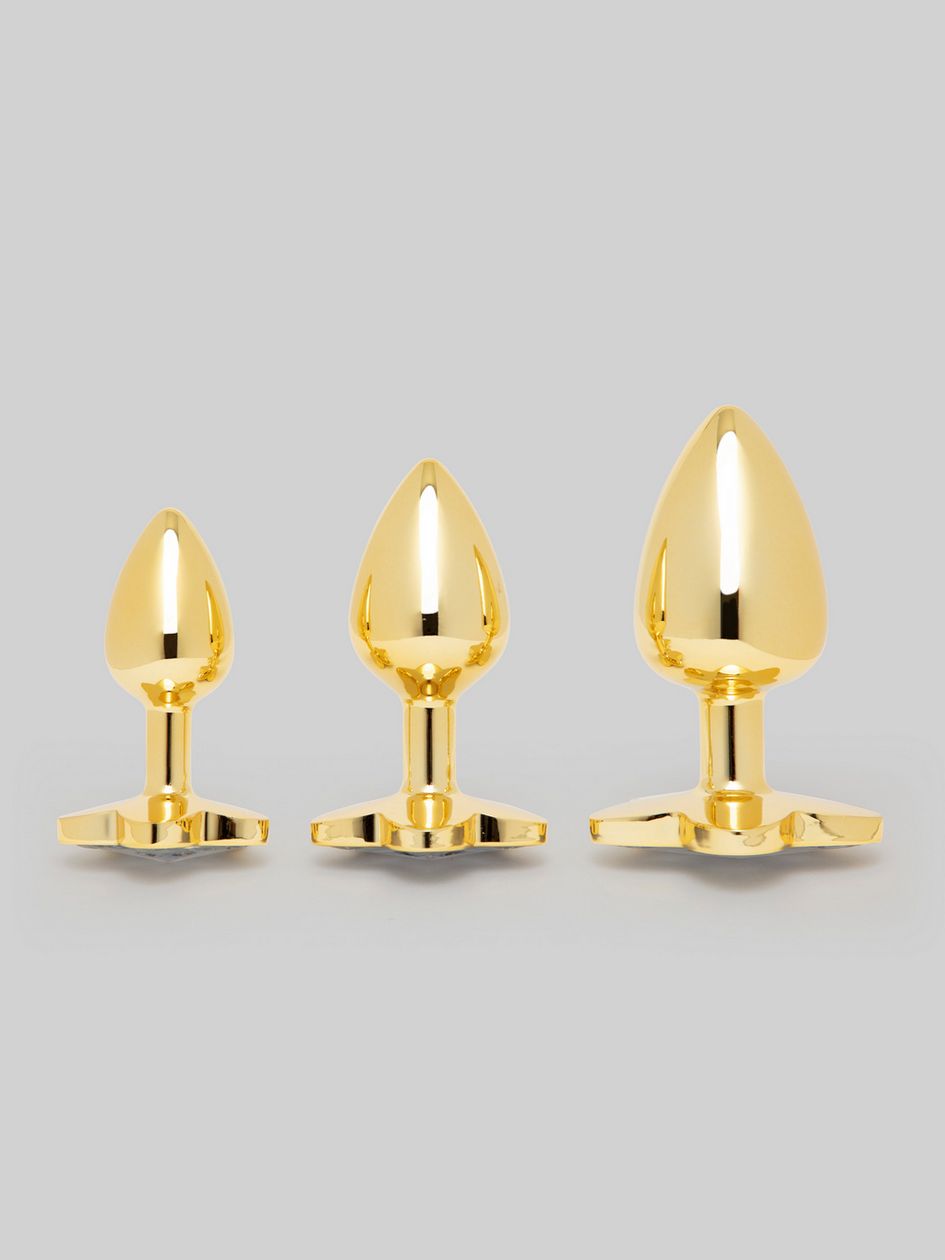 Lovehoney Star Power Jewelled Metal Butt Plug Set (3 Piece)
