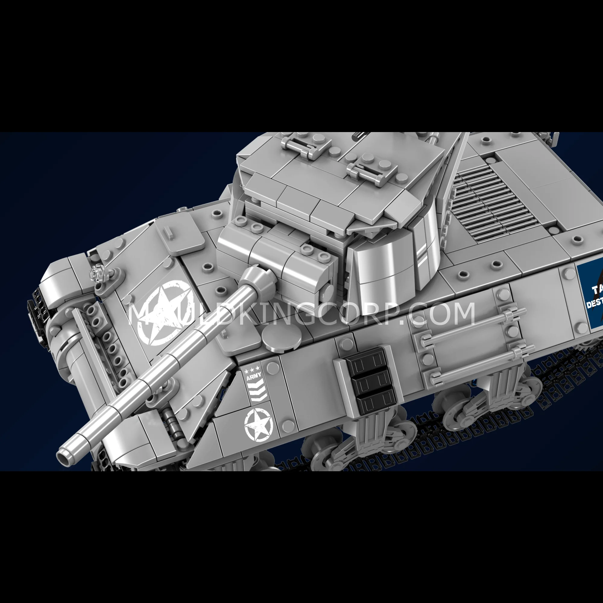 Mould King 20034 Pershing Heavy Tank Building Set | 1,057 Pcs