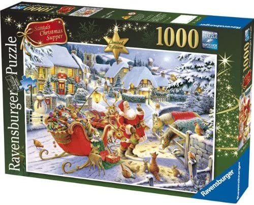 Limited Edition Santa's Christmas Supper 1000 Piece Puzzle