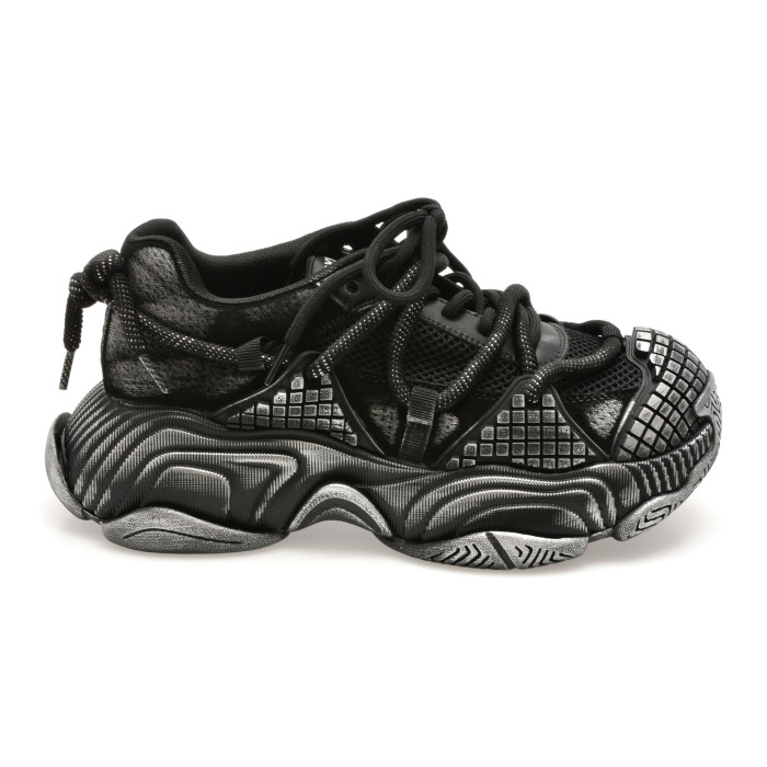 Pantofi sport GRYXX negri, 9811, din material textil si piele naturala