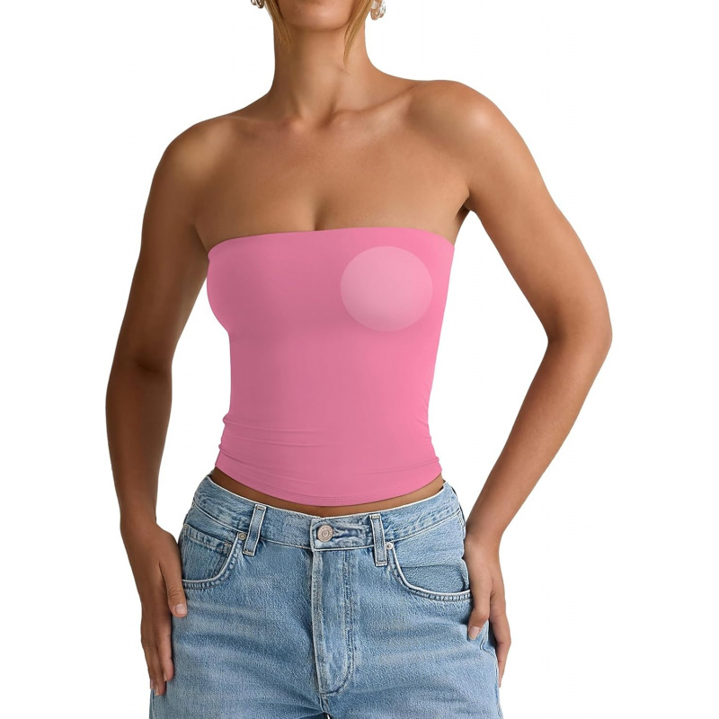AURETOP Padded Tube Top with Built-in Bra