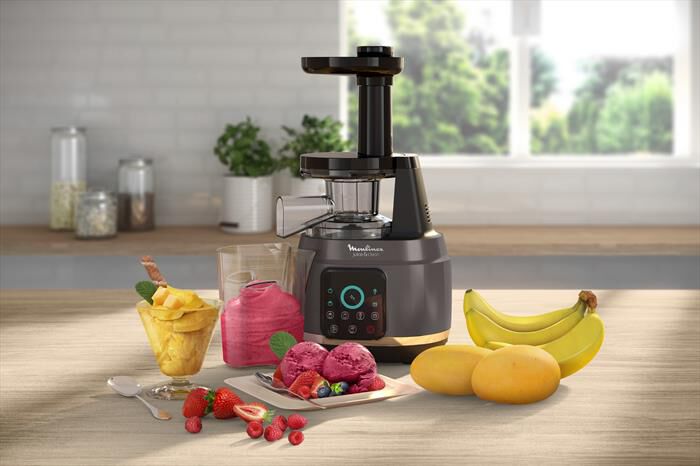 MOULINEX - ZU420E Juice & Clean, Estrattore di Succo a Freddo-German Paint