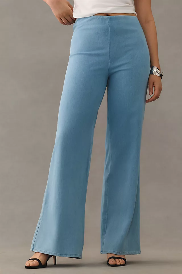 Pull-On Palazzo Jeans DENIM LIGHT