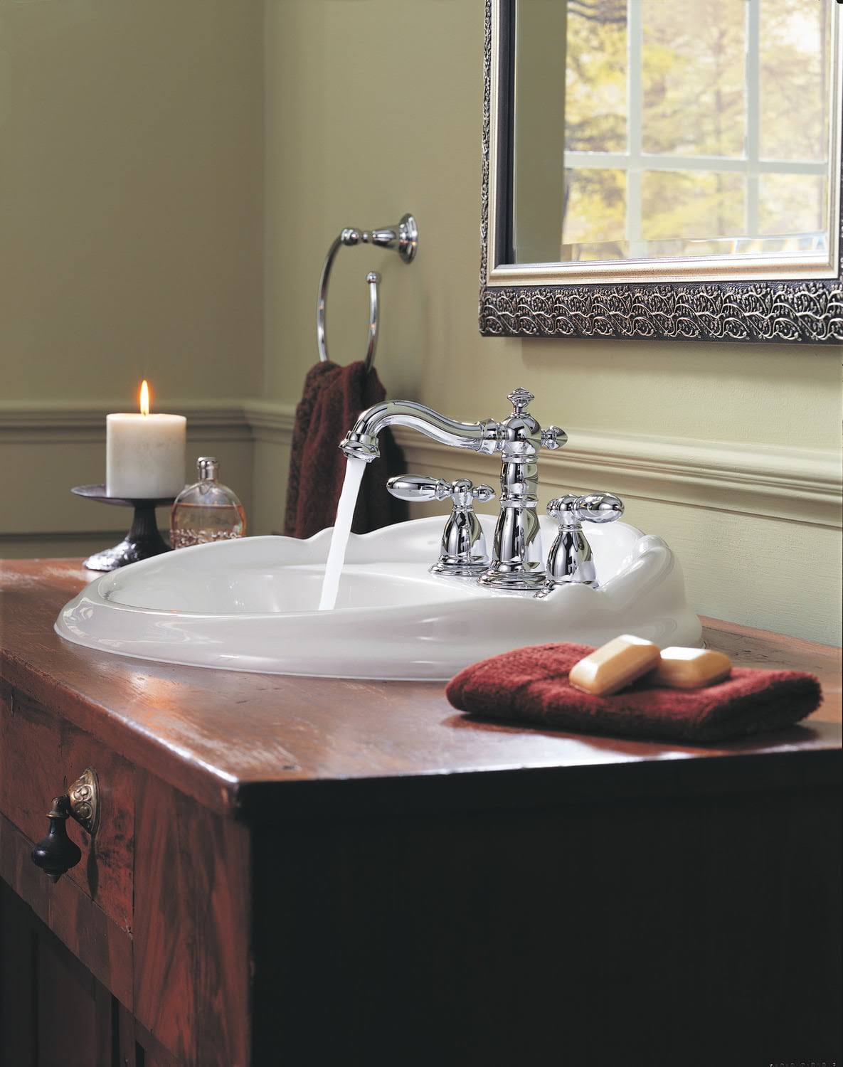 Delta Victorian 3555-PBMPU-DST Two Handle Widespread Bathroom Faucet Polished Brass