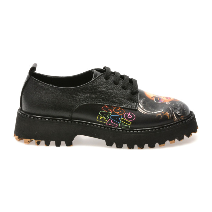 Pantofi GRYXX negri, 5962300, din piele naturala