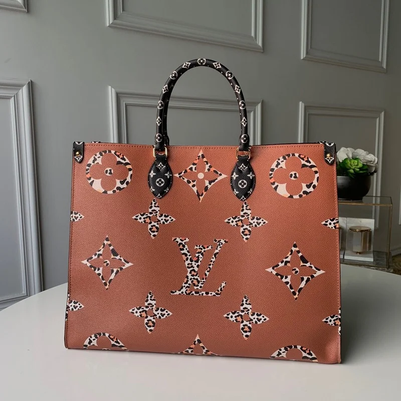 Louis Vuitton Onthego-M44570 Brown 41Cm