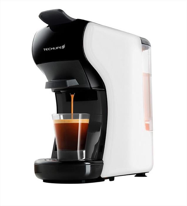 TECHLIFE - Macchina da caffè a capsule Nespresso TLCUES6517-Bianco