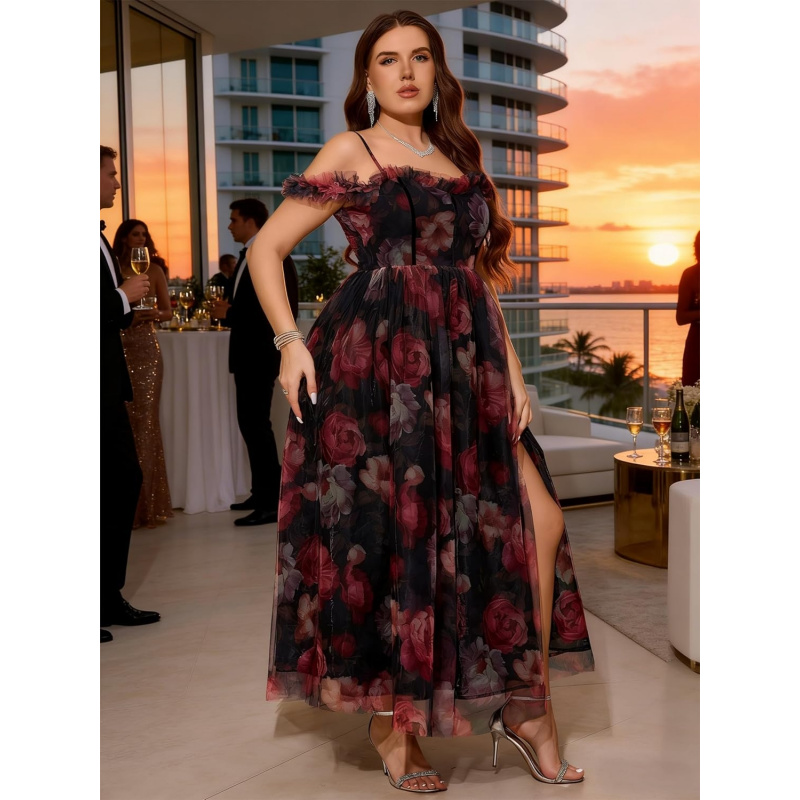 Women's Plus Size Formal Party Cocktail Dress