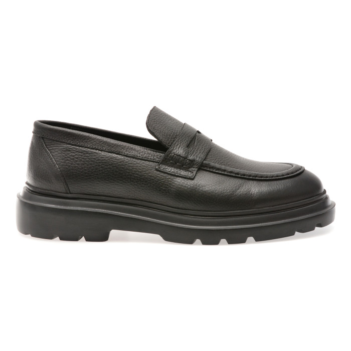 Mocasini GRYXX negri, FH254, din piele naturala