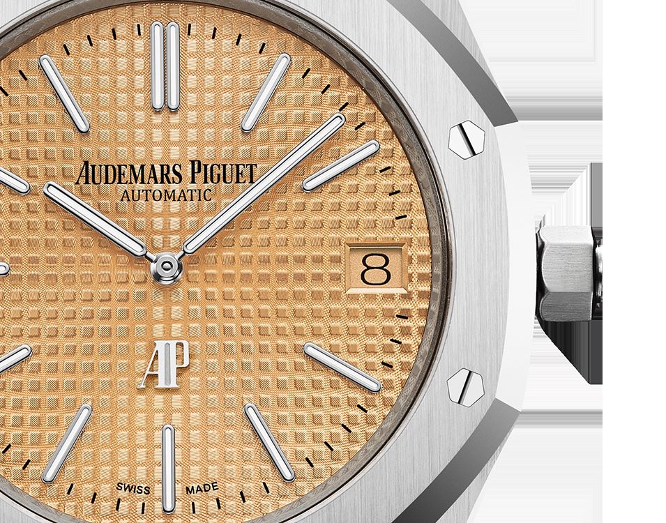 ROYAL OAK “JUMBO” EXTRA-THIN Pink Gold-toned Dial 39mm