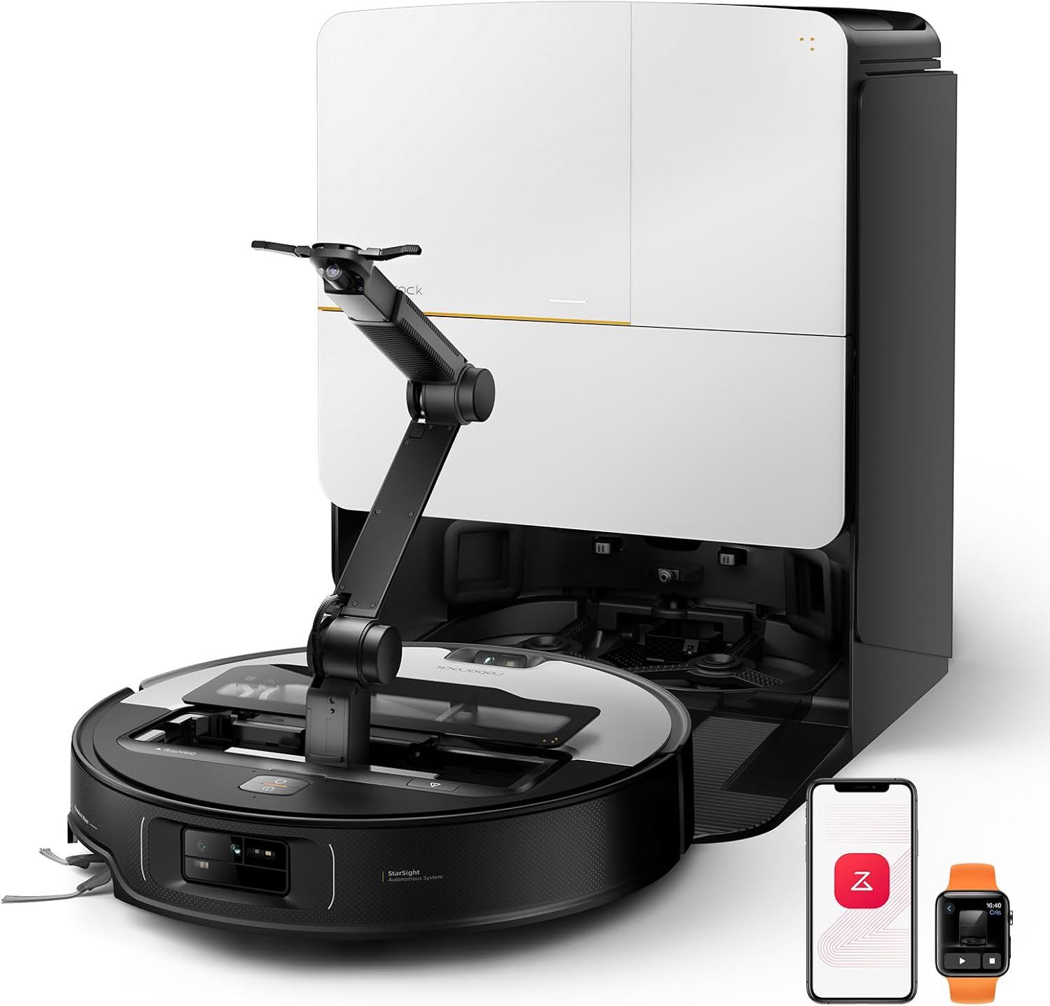 ⚡️Factory direct sales⚡️ Z70 Ultra-Smart Robot Vacuum with Mechanical Arm, 22,000Pa Suction & Hot Water Mop