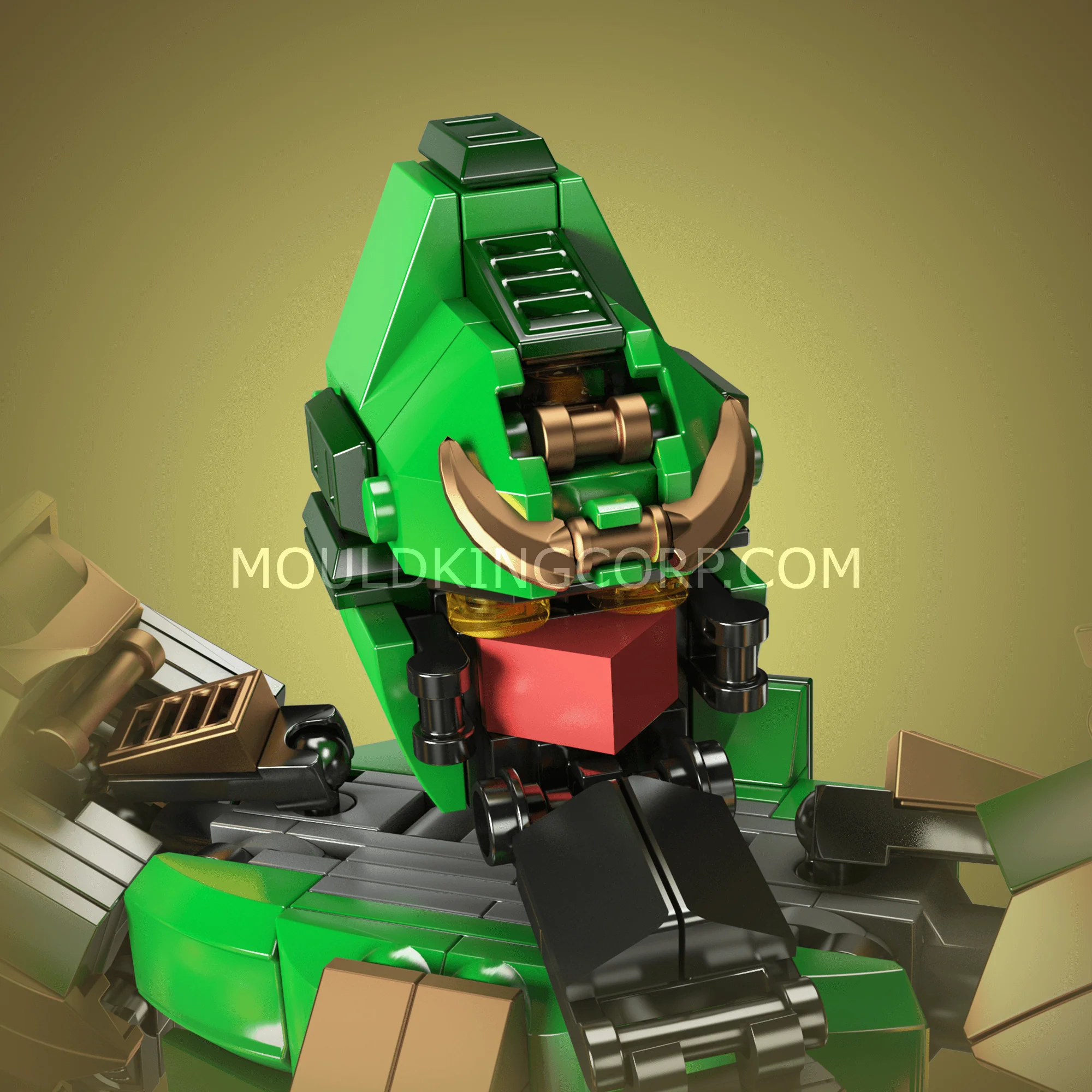 MOULD KING 93002 Legendary General Guan Yu Building Set | 744 PCS