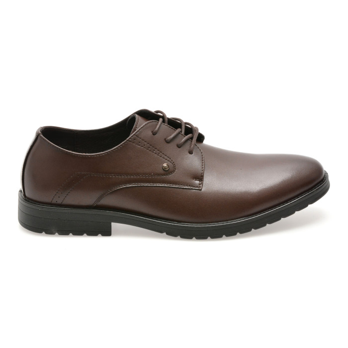 Pantofi eleganti BITE THE BULLET maro, 9551, din piele naturala