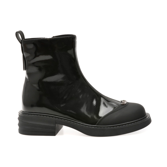 Ghete GRYXX negre, M67B, din piele naturala lacuita